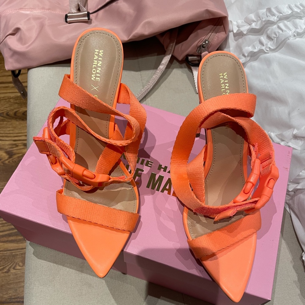 Winnie Harlow x Steve Madden heels